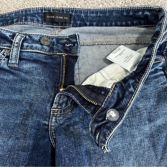 Silver Jeans Co. size W29/L31  Tuesday slim boot women’s faded blue Jean - Picture 5 of 12